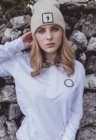 'NOT ALL WHO WANDER ARE LOST' LONG SLEEVE HENLEY T-SHIRT
