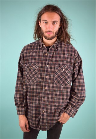 VINTAGE 90'S CHECKED SHIRT