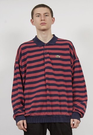 VINTAGE 90'S LACOSTE STRIPED SWEATER