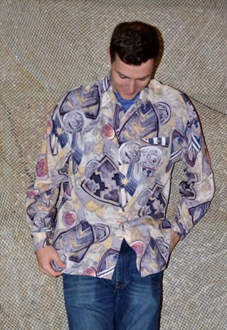 VINTAGE CRAZY SHIRT IN MULTICOUR