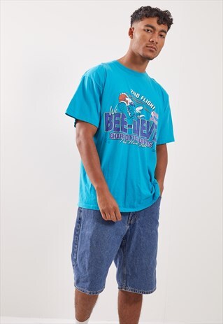 VINTAGE 1993 CHARLOTTE HORNETS GRAPHIC T-SHIRT
