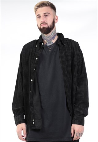 VINTAGE CORDUROY CHECK SHIRT
