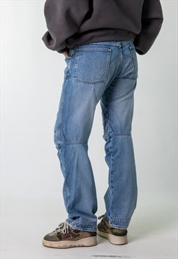 Blue Denim 90s G-Star  Cargo Skater Trousers Pants