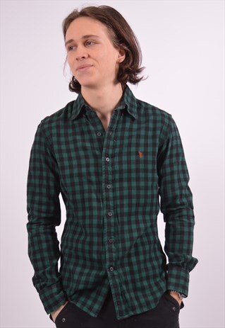 VINTAGE SHIRT CHECK KHAKI