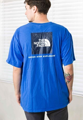 VINTAGE THE NORTH FACE T-SHIRT LOGO 90S XXL 9.8