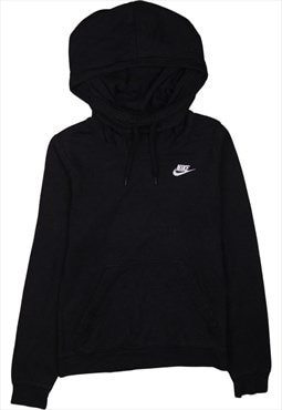 Vintage 90's Nike Hoodie Swoosh Pullover Black XSmall