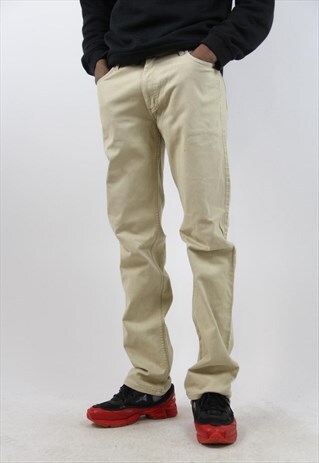 VINTAGE LEE BEIGE SOFT JEANS