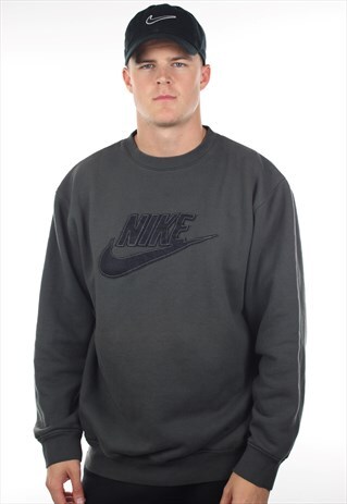 VINTAGE NIKE BIG LOGO SWEATSHIRT JUMPER