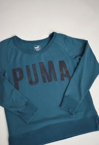 turquoise puma shirt