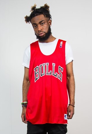VINTAGE CHAMPION NBA CHICAGO BULLS BASKETBALL JERSEY