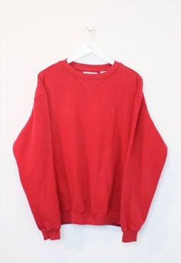 Vintage Fila sweatshirt in red. Best fits M