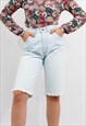 LEVIS VINTAGE CUT OFF SHORTS IN BLUE DENIM CUTOFFS