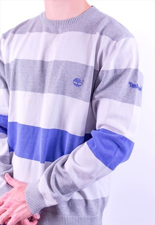 VINTAGE TIMBERLAND STRIPED JUMPER XL