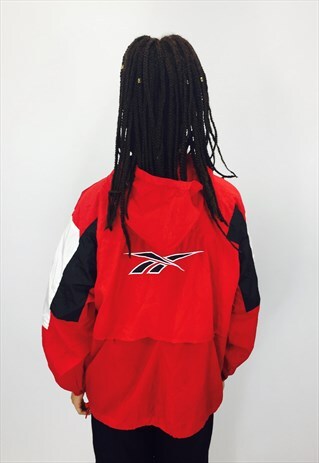 REEBOK FESTIVAL 80S RAVE WINDBREAKER JACKET