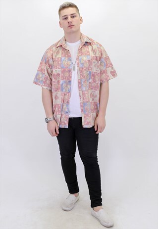 VINTAGE PATTERN FESTIVAL SHIRT