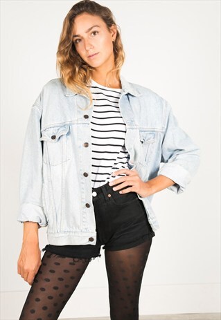 VINTAGE 80S LEVI'S DENIM TRUCKER / C408