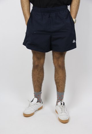 VINTAGE ADIDAS NAVY SHORTS