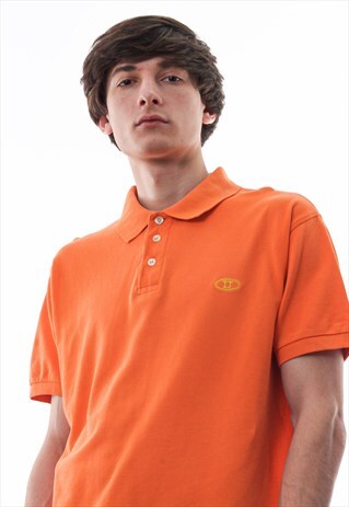 VINTAGE ICEBERG 90S ORANGE SHORT SLEEVE