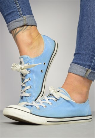 VINTAGE 90S CONVERSE BLUE DAINTY OX SHOES GRUNGE RETRO
