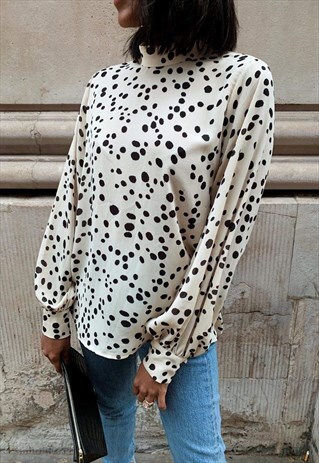 AMBRE DALMATION BLOUSE - CREAM