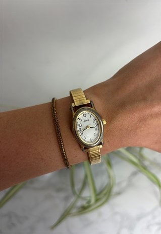 Vintage Womens Gold Lorus Quartz Watch