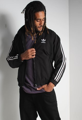 VINTAGE ADIDAS 90'S FIREBIRD ACKET BLACK