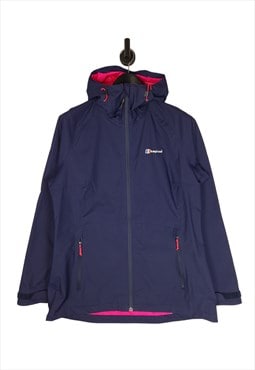 Berghaus Rain Jacket Size UK 16 Purple Women's Hydroshell