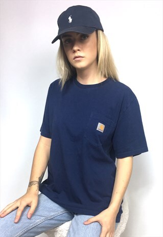 BLUE RETRO CARHARTT T-SHIRT