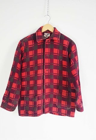 Vintage 70s Champion Plaid Flannel Shirt Size Small Vintage 