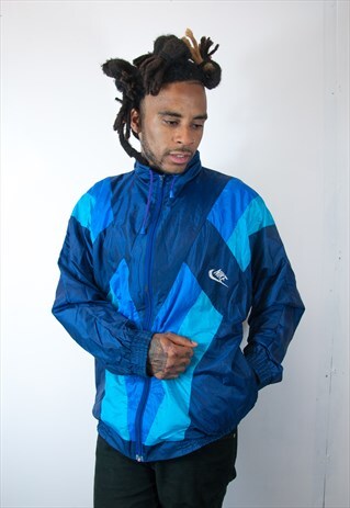NIKE BLUE VINTAGE TRACKSUIT TOP
