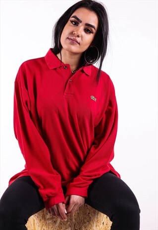 LACOSTE LONG SLEEVE POLO T-SHIRT T635