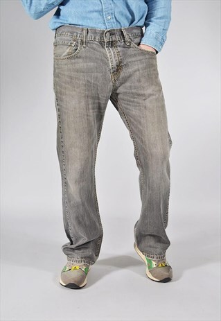 VINTAGE LEVI'S 527 CHARCOAL BOOTCUT JEANS