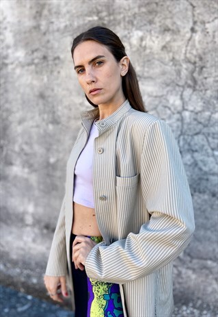VINTAGE 80S MAX MARA WORKER BLAZER JACKET