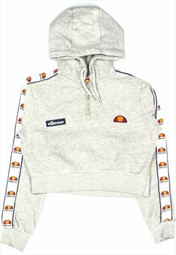 Vintage 90's ellesse Hoodie Quarter Zip Pullover
