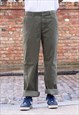 VINTAGE 90'S CARHARTT PATCH LOGO CHINO TROUSERS IN KHAKI