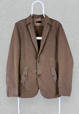 Vintage Diesel Brown Blazer Jacket Mens Medium