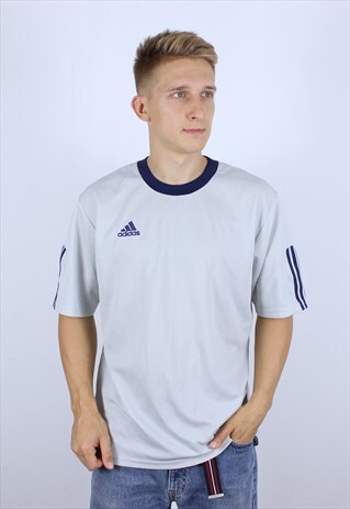 VINTAGE ADIDAS ORIGINALS MENS LOGO T-SHIRT TOP