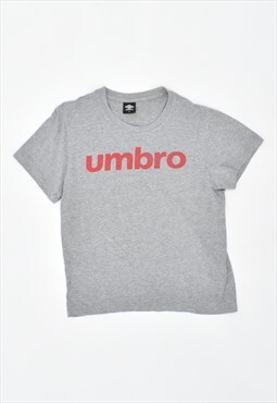 Vintage 90's Umbro T-Shirt Top Grey
