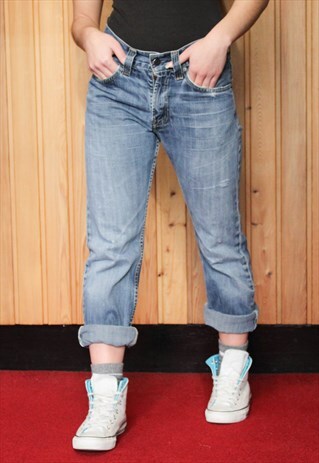 VINTAGE 1990S BLUE LEVI'S 506 MOM JEANS
