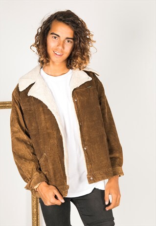 VINTAGE 80S WRANGLER WINTER SHEEPSKIN JACKET / R3211C705