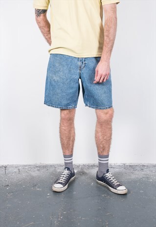 VINTAGE 1990S BLUE DENIM SHORTS