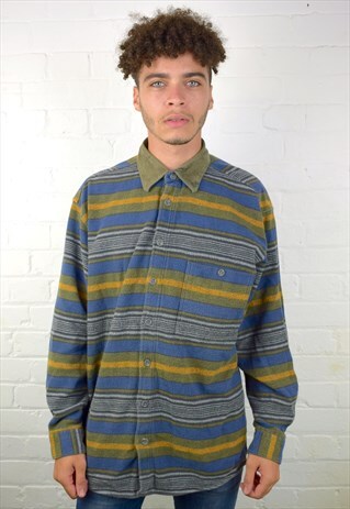 VINTAGE 90'S STRIPED SHIRT