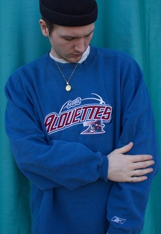 reebok blue sweatshirt