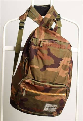 Vintage Herschel Backpack Rucksack Camouflage 