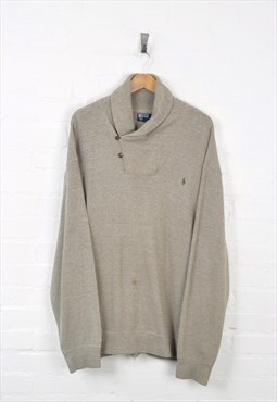 Vintage Ralph Lauren Sweater Grey XXL