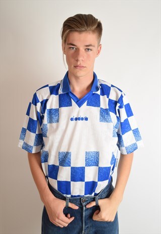 VINTAGE DIADORA FOOTBALL SHIRT / JERSEY 90'S SIZE XL (2617)