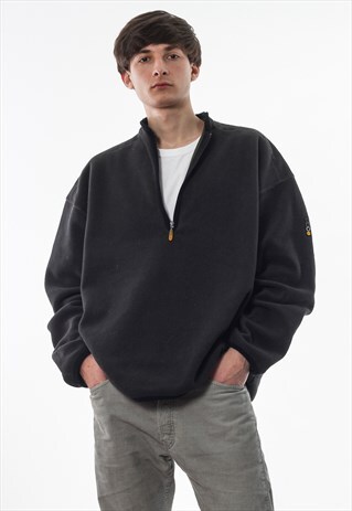 VINTAGE NIKE PULLOVER JACKET 90S GREY