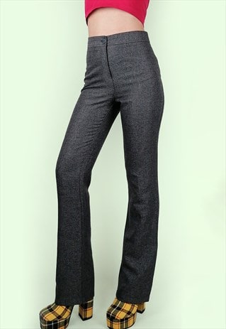 PIMKIE 90'S Y2K 2000S HIGH WAIST CLASSIC TROUSERS STRAIGHT