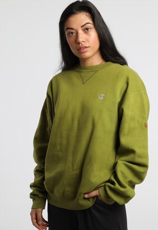90S CHAMPION EMBROIDERED LOGO SWEATSHIRT