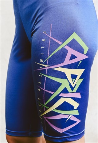VINTAGE 80S LYCRA SPORTS SHORTS